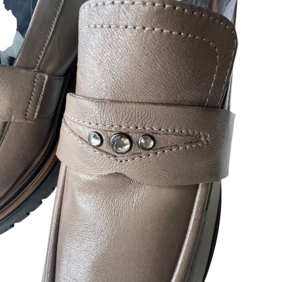 Miz Mooz Leather Loafers - Damian Taupe EU 39 (US 8.5-9) - Picture 2 of 11